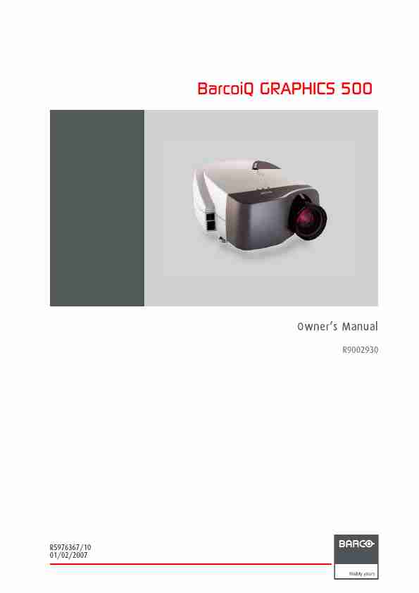 Barco Projection Television R9002930-page_pdf
